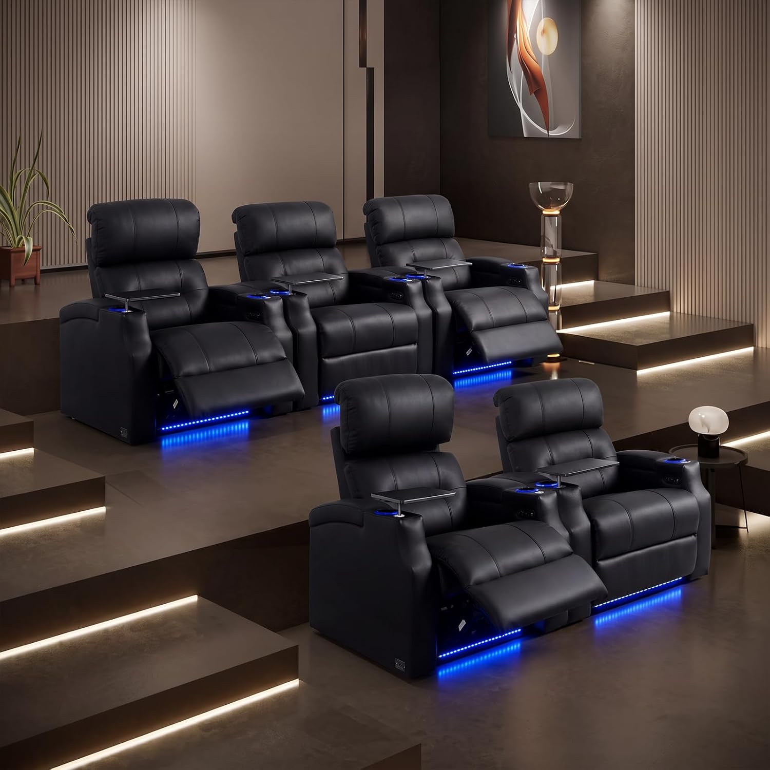 Top Grain Leather Home Theater - Home Cinema Chairs recension och pris