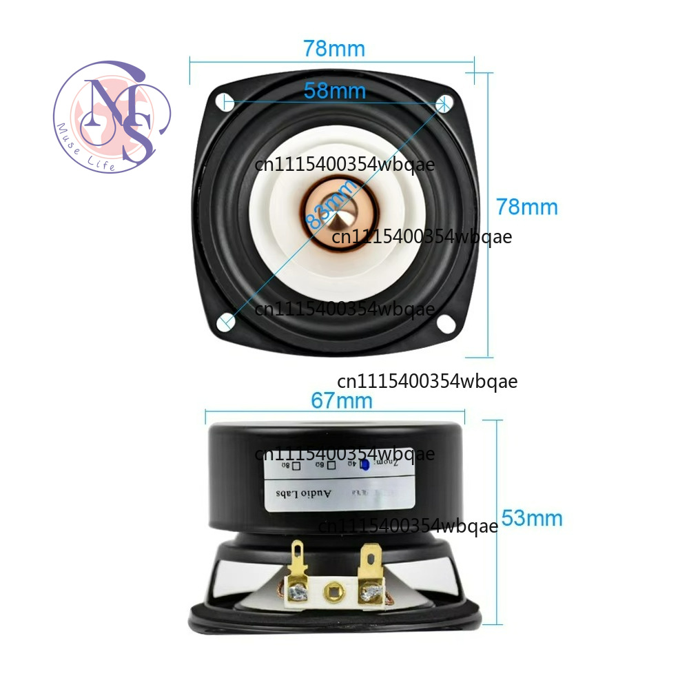ZOCI-2Pcs 3Inch Audio Portable - Audio Home Cinema recension och pris